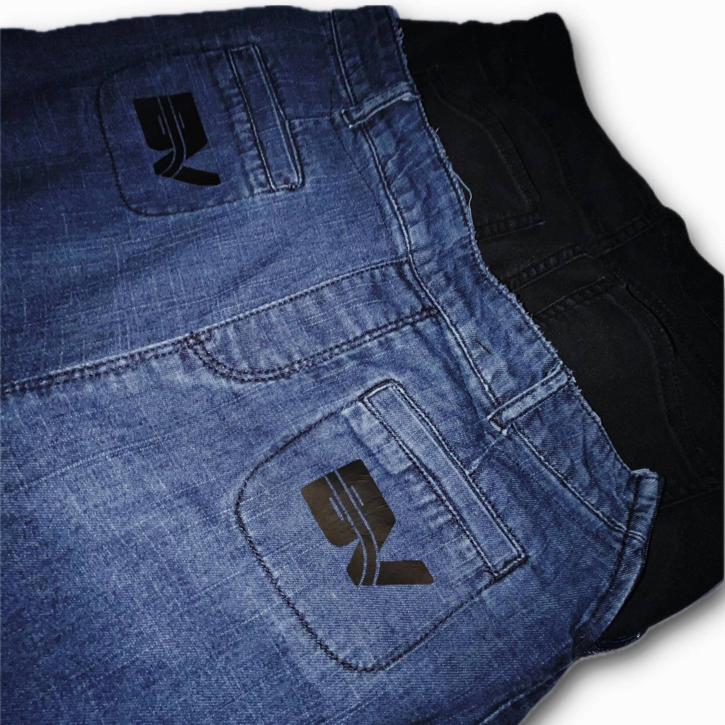 Burning Vision Reworked Double Wasted Distressed Denim