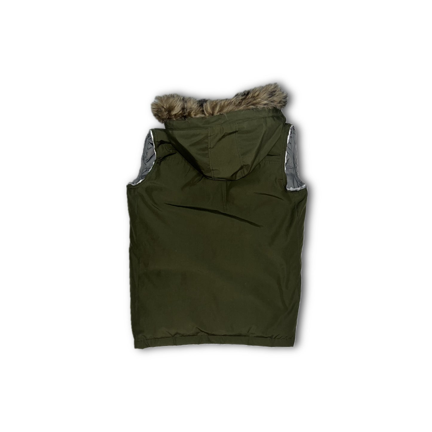 BV Fur Hood Reworked Vest