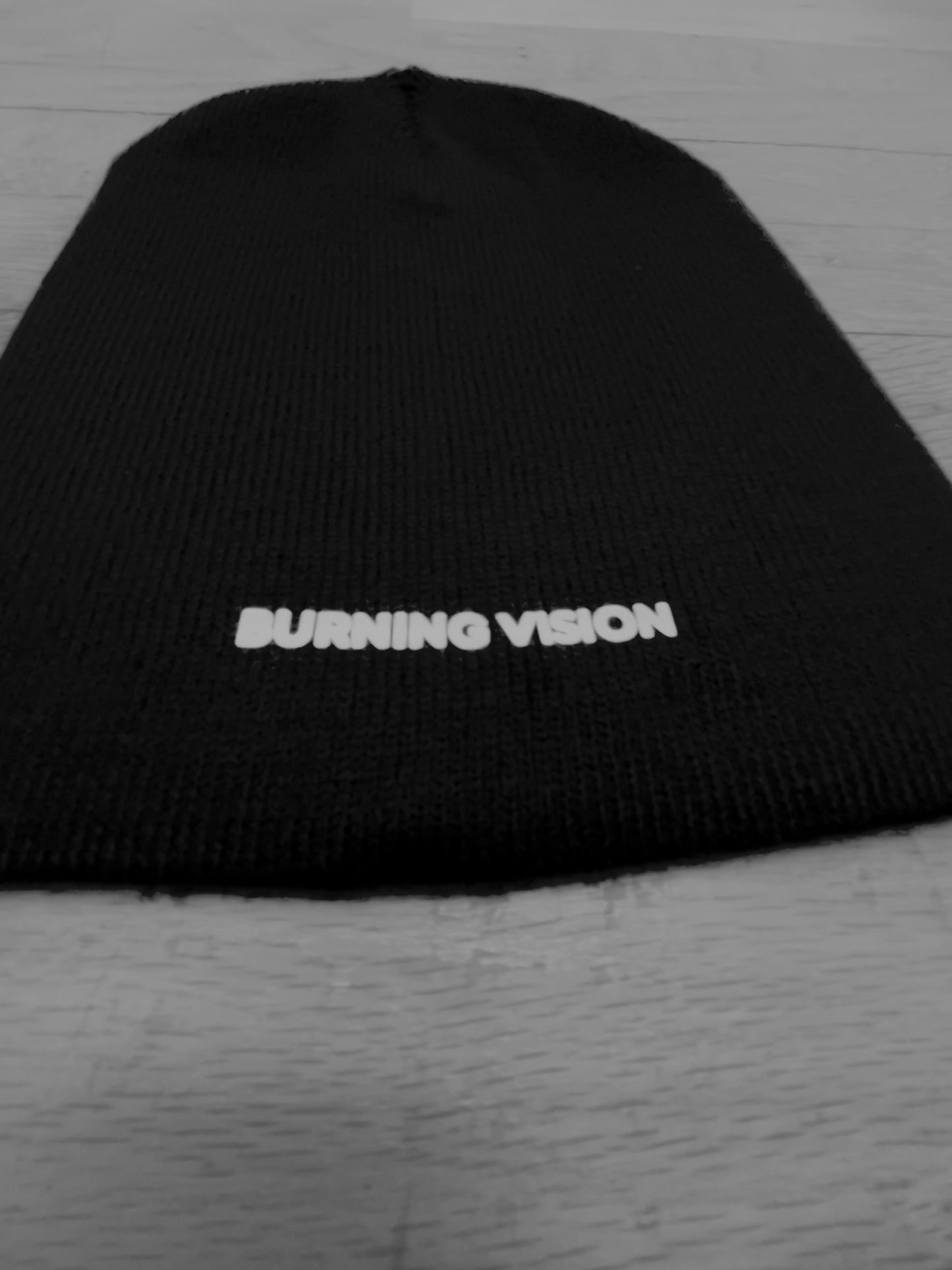 “BURNING VISION” LETTERING BEANIE